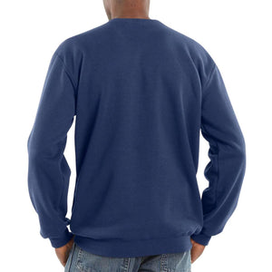 Crewneck Sweatshirt, Herre, New navy - Carhartt K124 - NVY