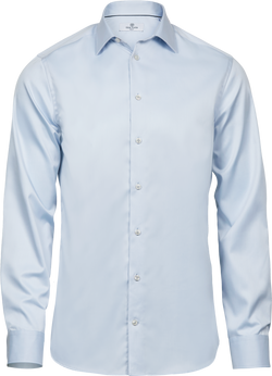 Luxury Shirt Slim Fit, Lys Blå, Herre, Teejays - Style 4021