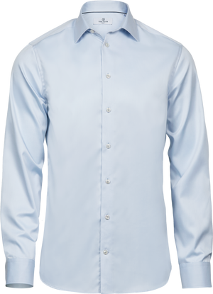 Luxury Shirt Slim Fit, Lys Blå, Herre, Teejays - Style 4021