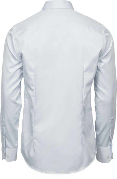 Luxury Shirt Slim Fit, Hvid, Herre, Teejays - Style 4021