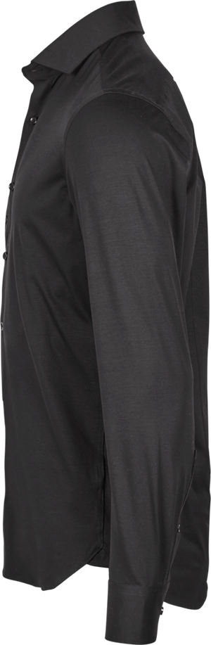 Stretch Skjorte , Sort, Herre - Style 4030