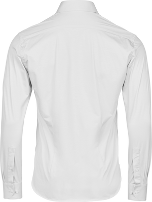 Stretch Skjorte , Hvid, Herre - Style 4030