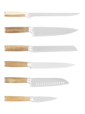 6-pak Køkkenknive, Stål, Orrefors Jernverk 410988
