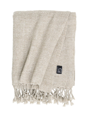 Sjövallen Plaid, Beige, Kosta Linnewäfveri 411226