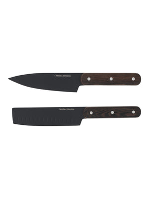 2-pak køkkenknive, Sort, Orrefors Jernverk 411258
