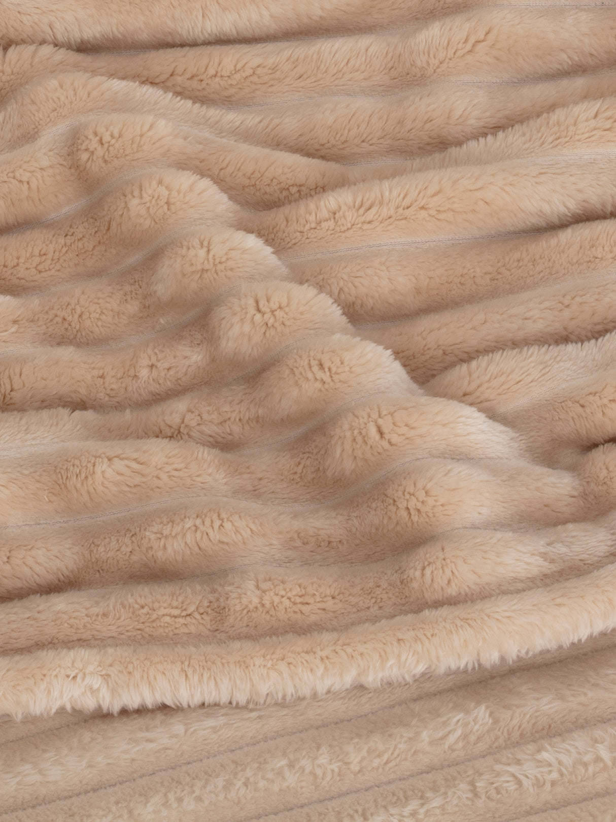 Ekstra Stor Cozy Plaid, Sand, Kosta Linnewäfveri 411315