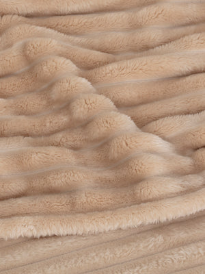 Ekstra Stor Cozy Plaid, Sand, Kosta Linnewäfveri 411315