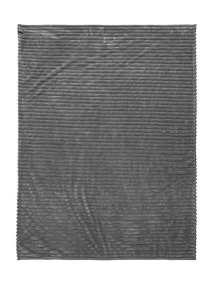 Ekstra Stor Cozy Plaid, Grå, Kosta Linnewäfveri 411315