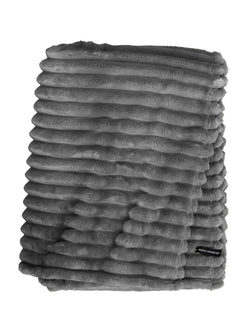 Ekstra Stor Cozy Plaid, Grå, Kosta Linnewäfveri 411315
