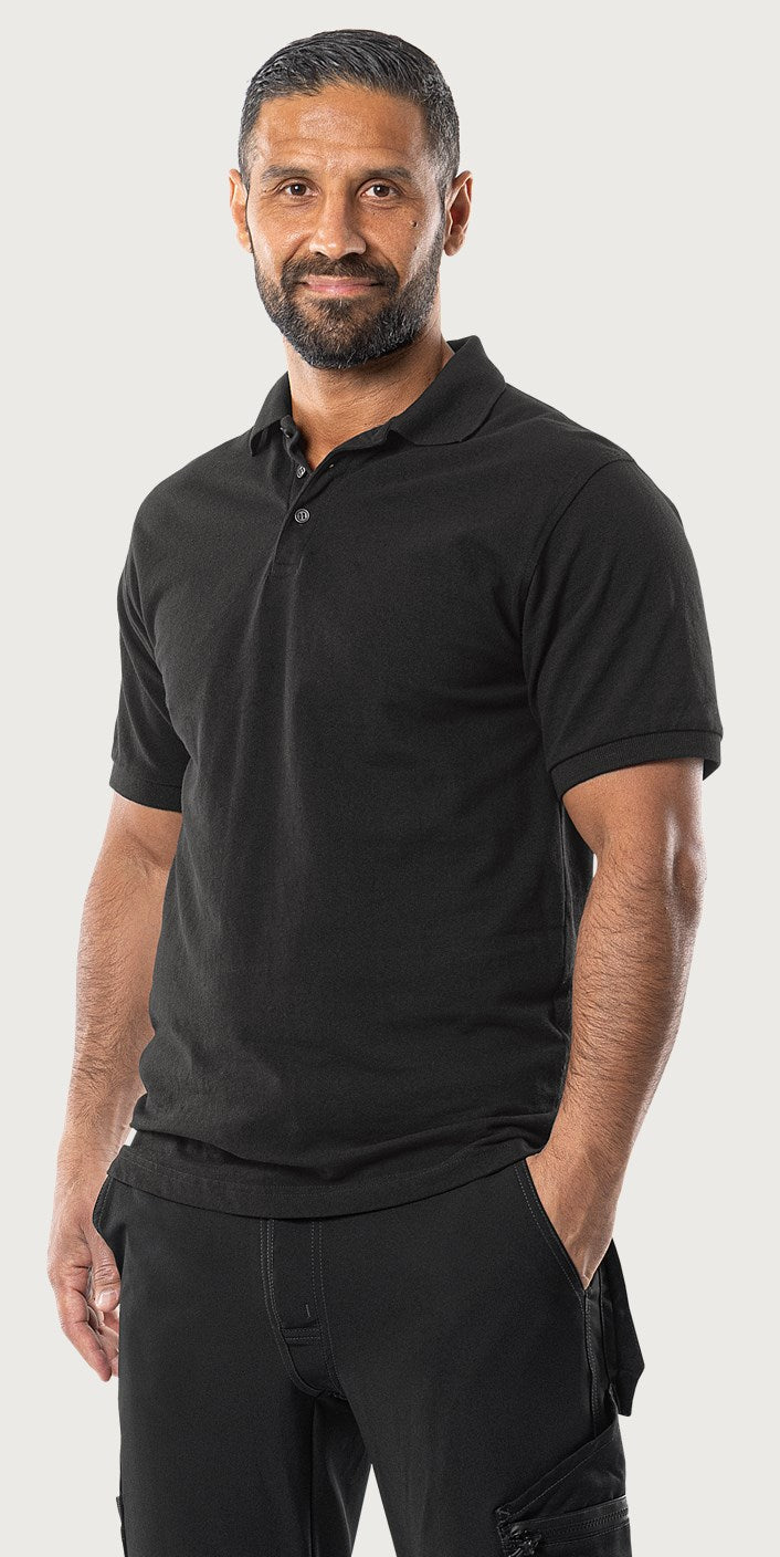 Acode Heavy poloshirt, Sort, Kansas 100222-940