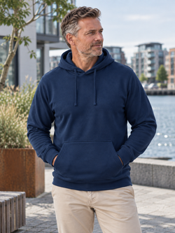 Casual Hoodie, Navyblå