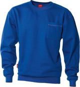 Kansas Match sweatshirt / arbejdstrøje, Kongeblå - 100782-311