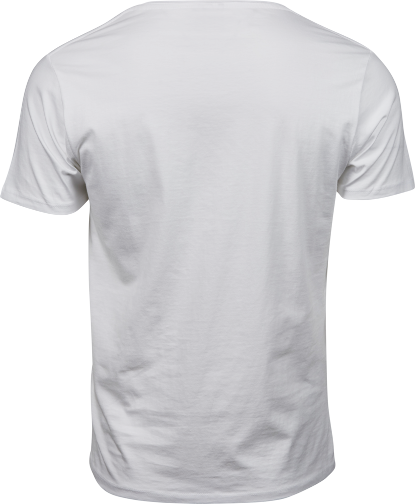 Raw-Edge Tee, Hvid, Herre - Style 5060