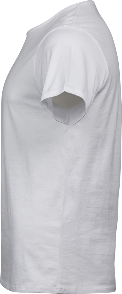 Raw-Edge Tee, Hvid, Herre - Style 5060