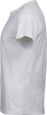 Raw-Edge Tee, Hvid, Herre - Style 5060