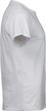 Raw-Edge Tee, Hvid, Herre - Style 5060