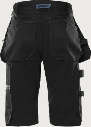 Green håndværker stretchshorts, Sort, Kansas 2902