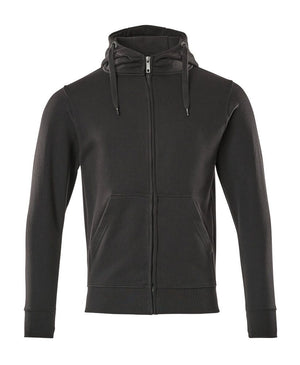 Basic Hættetrøje med lynlås, Sort, Mascot 51590-970