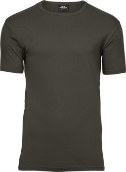 Interlock Tee, Mørk Oliven, Herre - Style 520