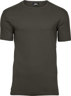 Interlock Tee, Mørk Oliven, Herre - Style 520