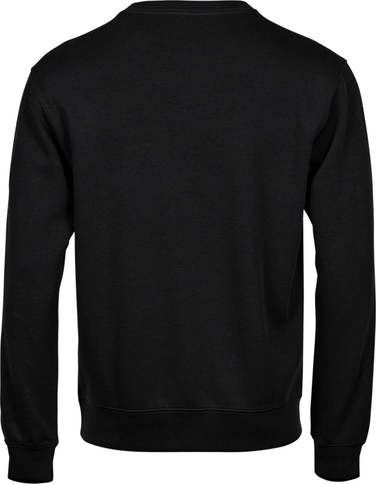 Ribbed Interlock Crew Neck, Sort, Herre - Style 5504 Teejays