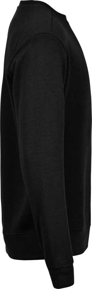 Essentiel crewneck-sweatshirt med X-stik, Sort, Herre - Style 5504