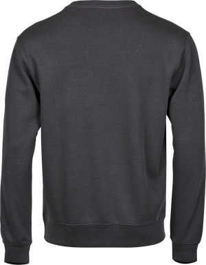 Essentiel crewneck-sweatshirt med X-stik, Mørk grå, Herre - Style 5504