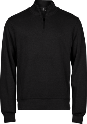 Half-zip sweatshirt, Sort, Herre - Style 5506