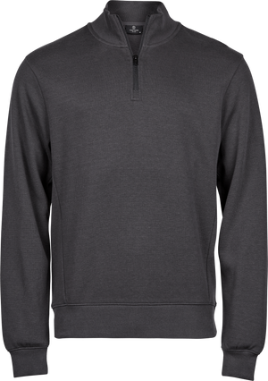 Half-zip sweatshirt, Mørk Grå, Herre - Style 5506