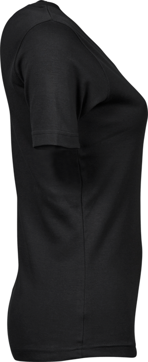 Interlock Tee Dame - Sort - Teejays 580