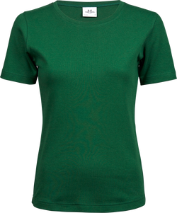 Interlock Tee Dame - Forest Green - Teejays 580