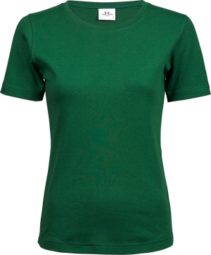 Interlock Tee Dame - Forest Green - Teejays 580