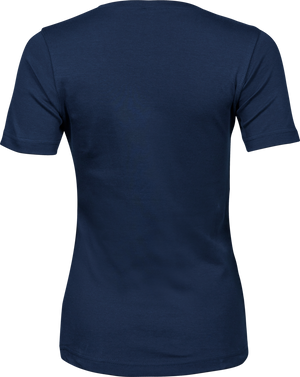 Interlock Tee Dame - Navy - Teejays 580