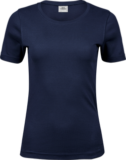 Interlock Tee Dame - Navy - Teejays 580