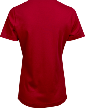 Interlock Tee Dame - Rød - Teejays 580