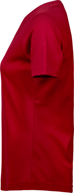 Interlock Tee Dame - Rød - Teejays 580
