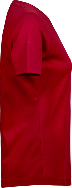 Interlock Tee Dame - Rød - Teejays 580