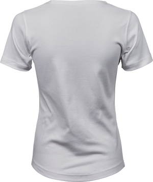 Interlock Tee Dame - Hvid - Teejays 580