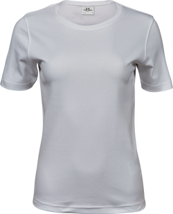 Interlock Tee Dame - Hvid - Teejays 580