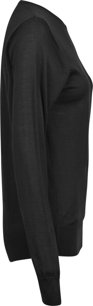 Striktrøje Dame - Sort - Teejays 6006