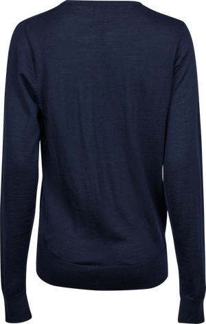 Striktrøje Dame - Navy - Teejays 6006