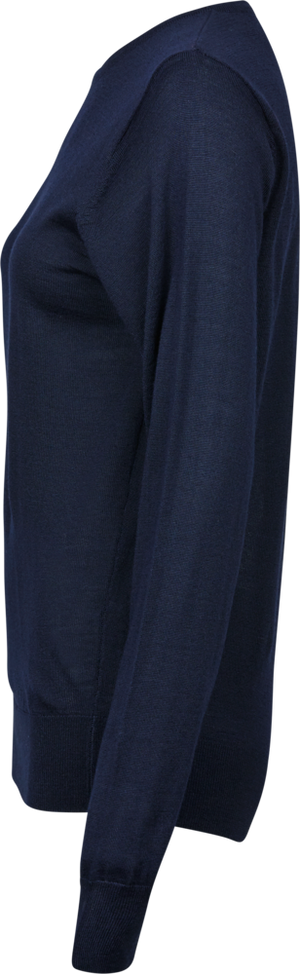 Striktrøje Dame - Navy - Teejays 6006