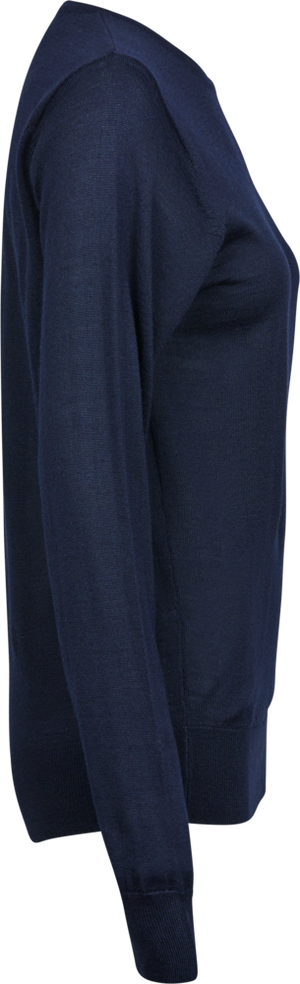 Striktrøje Dame - Navy - Teejays 6006