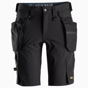 LiteWork Arbejdsshorts, Sort, Snickers 6108