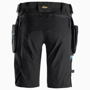 LiteWork Arbejdsshorts, Sort, Snickers 6108