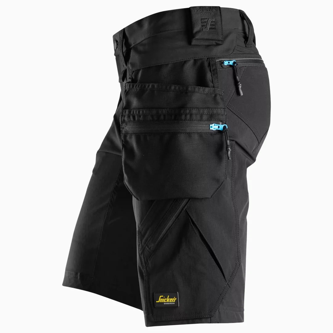 LiteWork Arbejdsshorts, Sort, Snickers 6108
