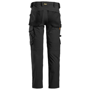 Snickers AllroundWork arbejdsbukser 6371 full stretch, Sort