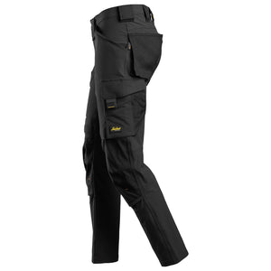 Snickers AllroundWork arbejdsbukser 6371 full stretch, Sort