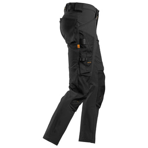Snickers AllroundWork arbejdsbukser 6371 full stretch, Sort