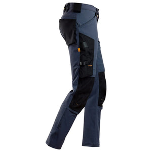 Snickers AllroundWork arbejdsbukser 6371 full stretch, Navy/Sort